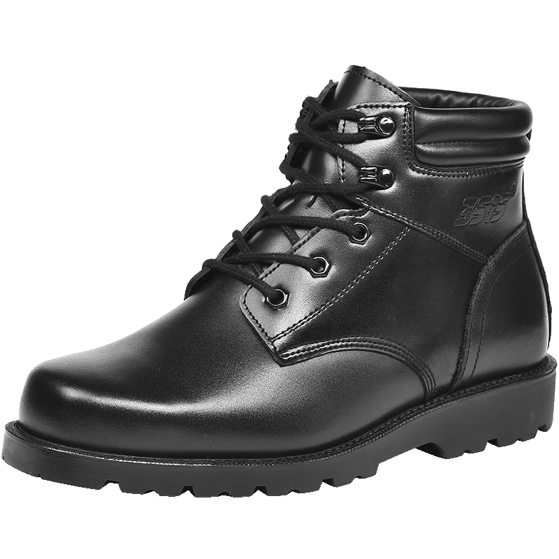 3515男靴經(jīng)典羊毛靴皮毛一體棉靴保暖防寒靴 黑色 39