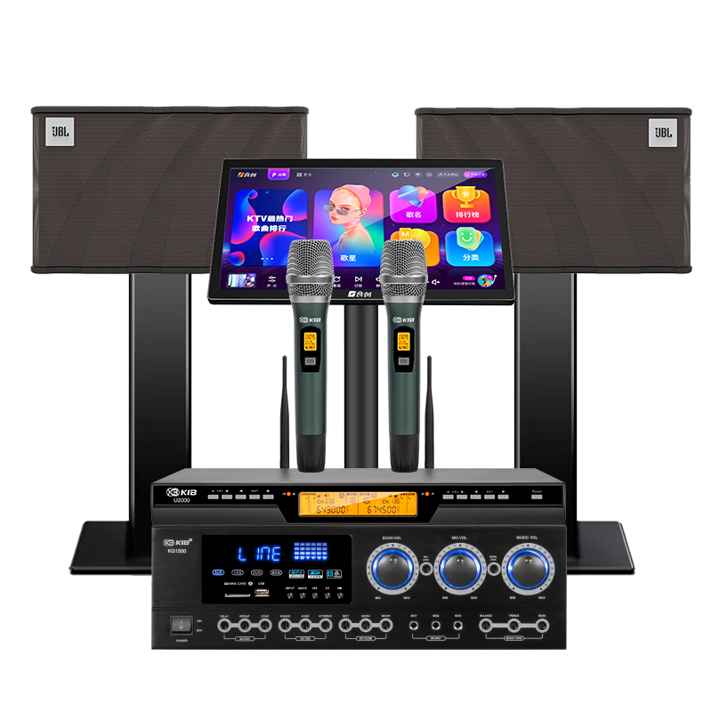 JBL��������һ�� KEM3100le��ͥKTV������װ����ok����ȫ���豸����K��һ���