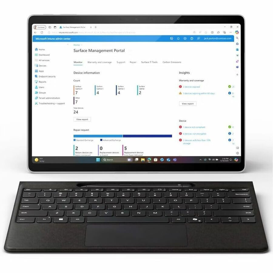 MICROSOFT 微软 Surface Pro 11 Copilot+ 13英寸 骁龙X Elite