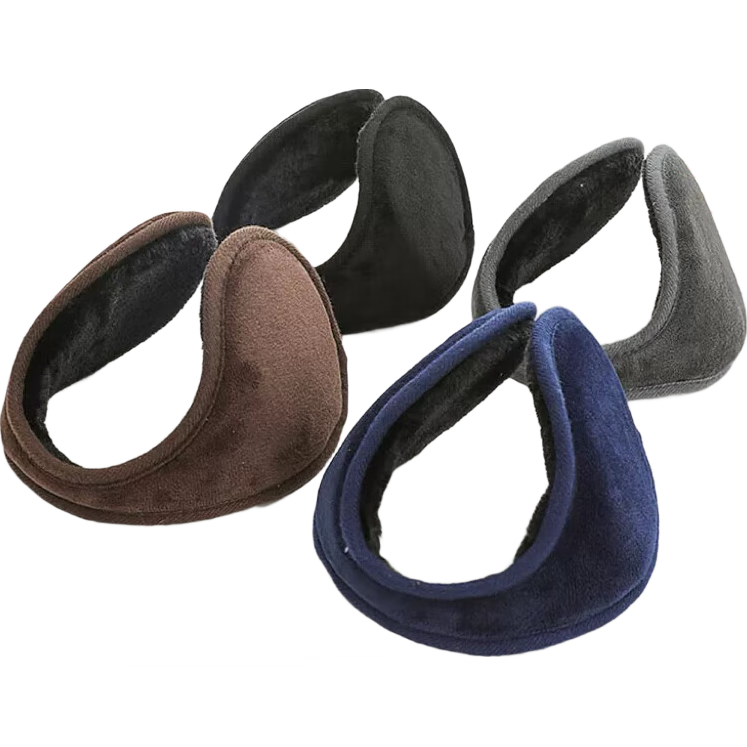 加厚耳罩男士冬季加厚保暖护耳朵耳包耳捂子冬天骑行防寒防冻耳套 随机颜色1只--【加绒加厚】