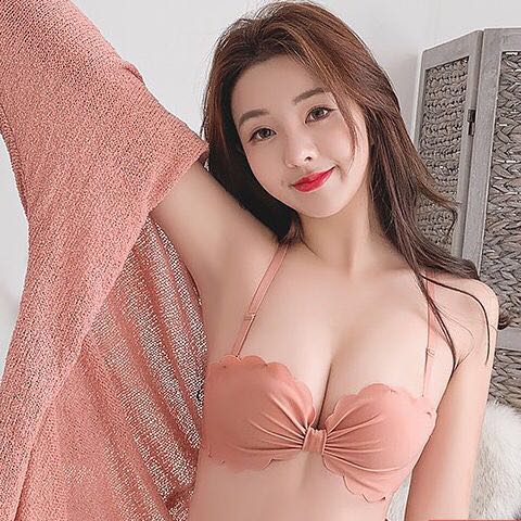 维多利亚的格调日系女士内衣无钢圈聚拢性感调整型美背甜美可爱少女文胸罩套装 虾红色【单文胸】 70A 32A