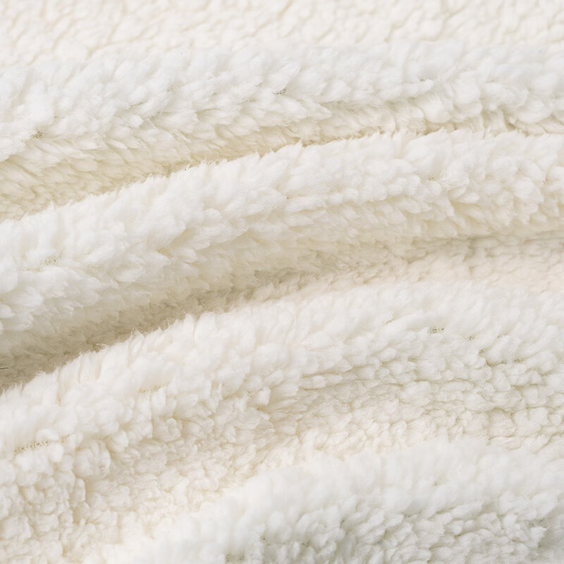 匹鲁双层暖暖羊羔毯A类可水洗抗静电双面双暖毯子学生午睡小毛毯 草莓牛奶 100*150cm