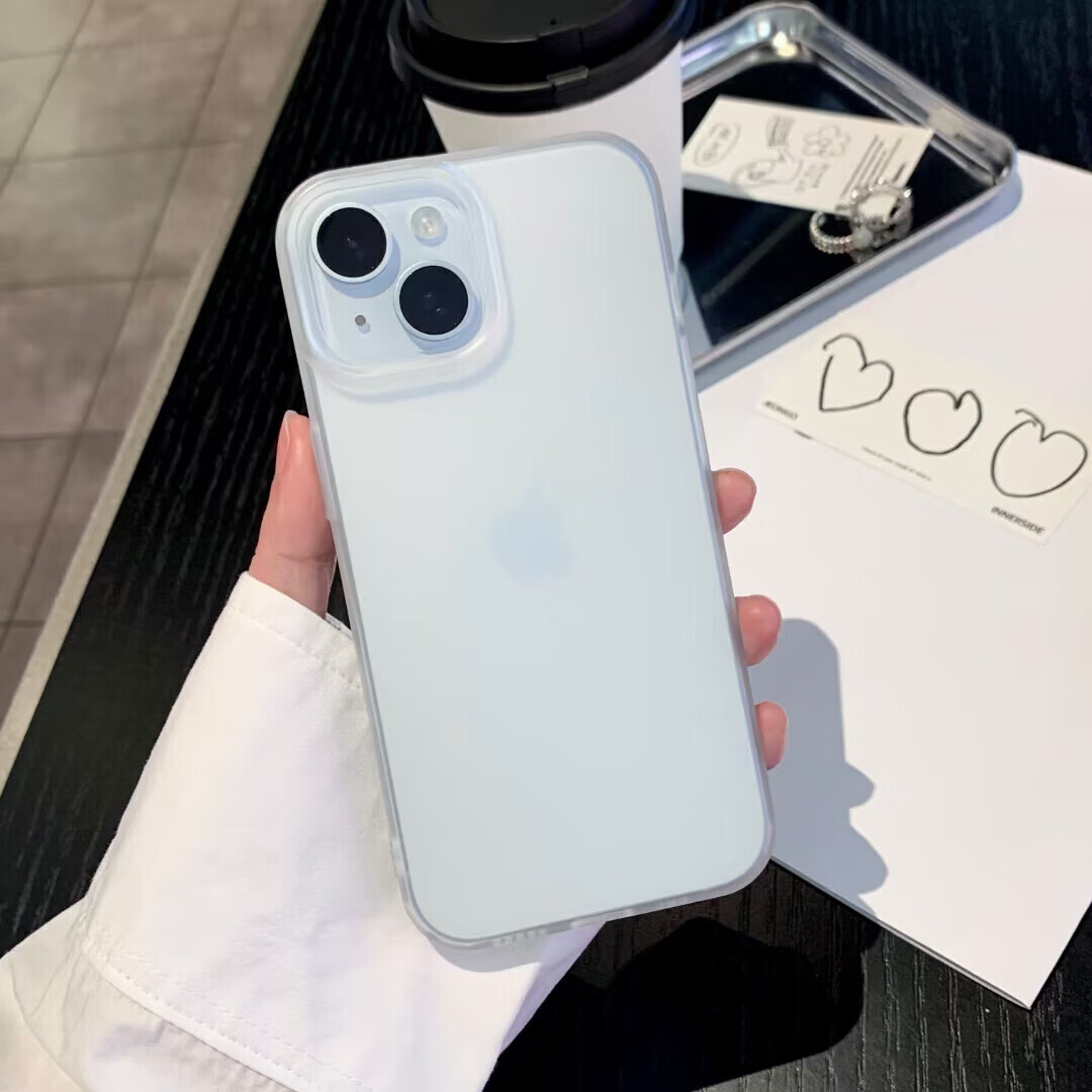 棵哆仕苹果17promax手机壳iphone16/15/14/13/12/11保护套plus透明air超 【透白】超薄磨砂丨细腻手感丨防指纹 iPhone 11 ProMax