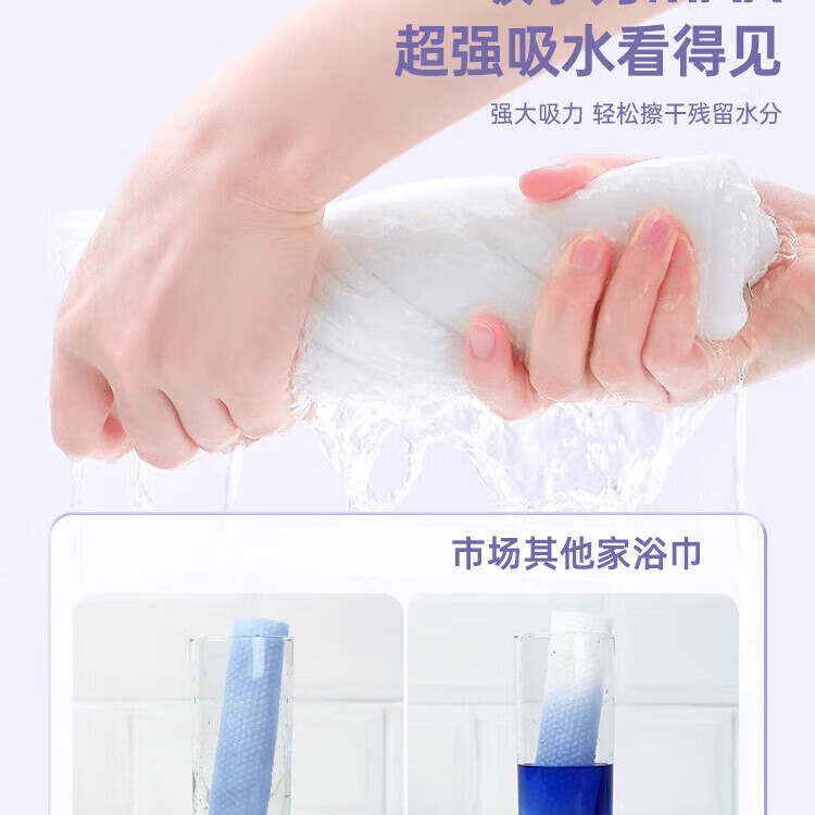 一次性浴巾毛巾套装一次性浴巾旅行单独包装一次性毛巾纯棉加大 加厚80%【浴巾70*140】3条装