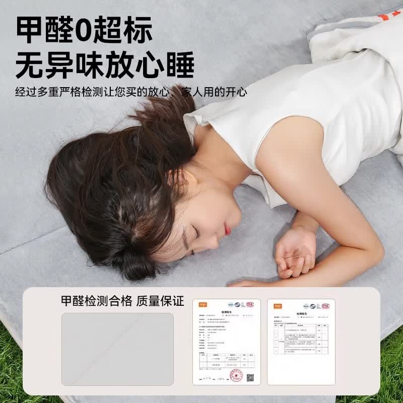 鑫盛凌车载床垫汽车后排睡垫suv后备箱睡垫床折叠睡觉神器免充气车载床 大众车载床垫帕萨特PRO迈腾速腾凌渡CC猎装车ID4与众08 【零压感汽车旅行车+延长板+头枕*2】