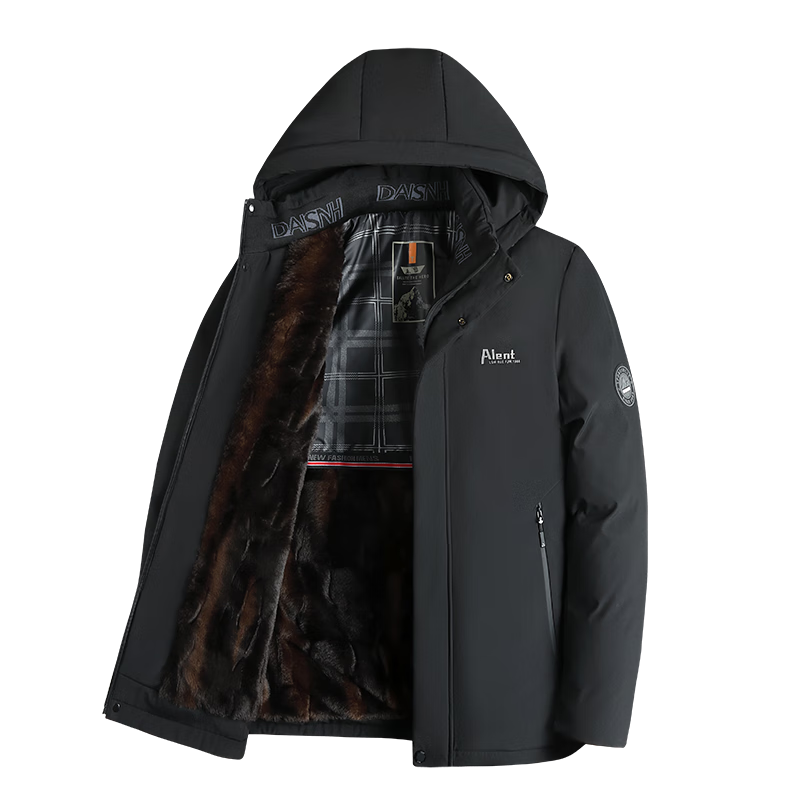 百亿补贴：啄木鸟（TUCANO）棉服男冬季加绒加厚大码保暖中老年防寒棉衣爸爸装连帽外套男 179.9元