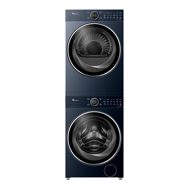 小天鹅（LittleSwan）洗烘套装10公斤滚筒洗衣机+热泵烘干机 蓝氧护色洗【小蓝鲸2.0】 TG100V89PRO+TH100VH89PRO