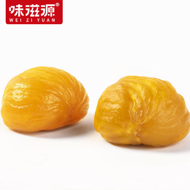 味滋源即食板栗仁 坚果炒货休闲零食香甜软糯大果仁去壳板栗 100g/袋 3袋装