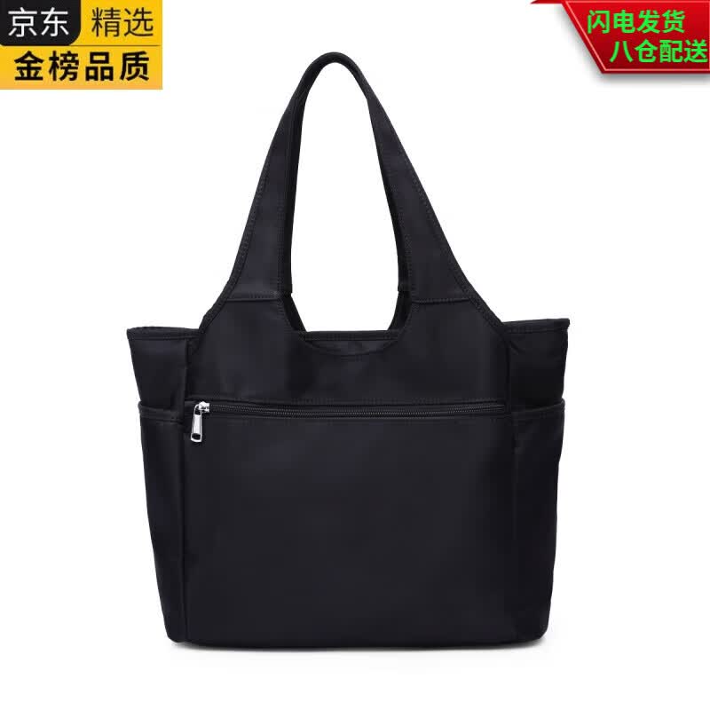 GUIG德国进口品质女士大容量帆布托特包短途手提旅行包多隔层单肩包上 橄榄绿