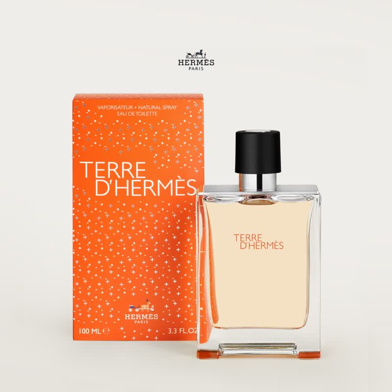 【准新品】爱马仕（HERMES）大地淡香水男士100ml中性香木质香持久留香橙色包装生日礼物男生  