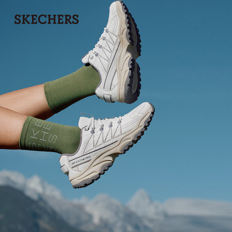 斯凯奇（Skechers）女鞋岚霖系列秋季户外鞋舒适休闲缓震运动鞋180239C WPR/WPR 38