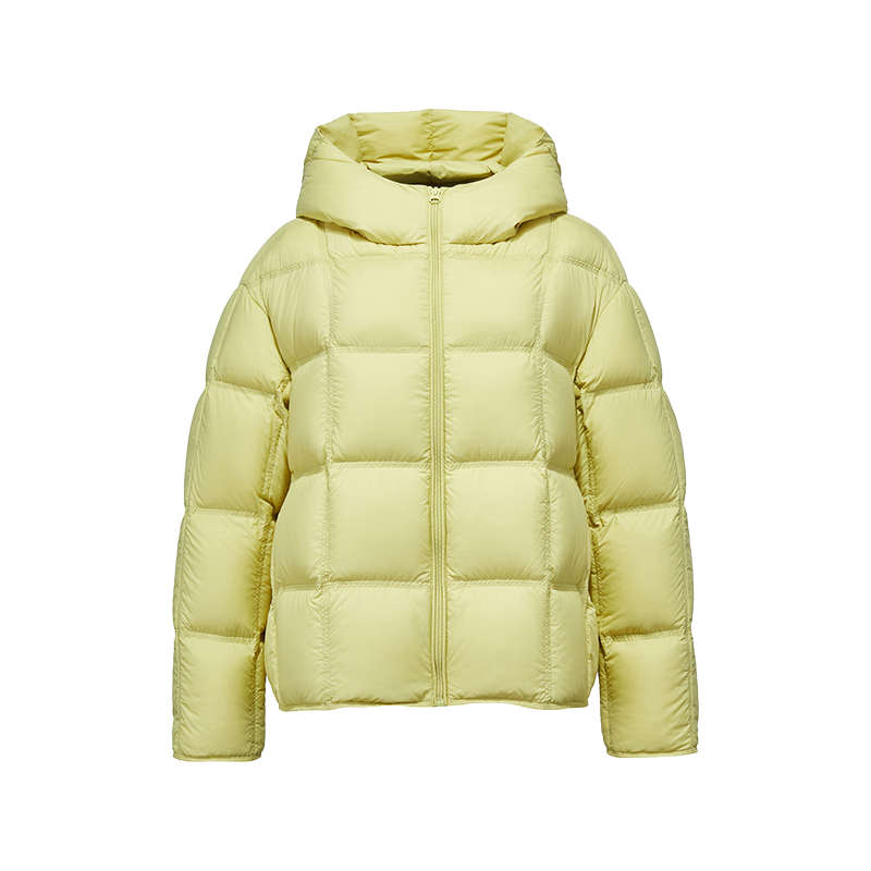 雅鹿【宋轶推荐】宽松连帽短款休闲羽绒服女款2025冬保暖面包服羽绒服