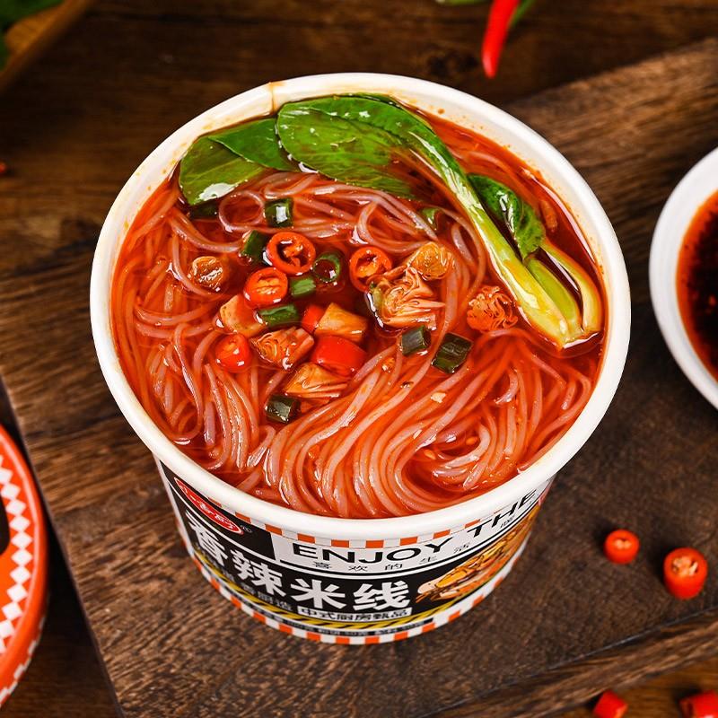 小香廚麻醬香菇香辣米線三混合裝懶人早餐方便速食10桶 小香廚混合米線(雞湯+麻醬+香辣)到手共10桶