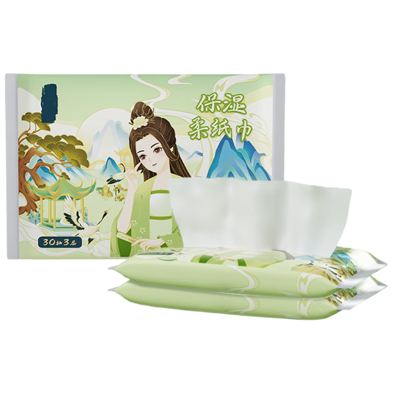 ����Ӥͯ��˪ֽ3��30��3��Ӥ��ֽ����ʪ��ֽ