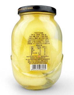永辉优选 YH YH SELECTION润之家糖水梨罐头500g710g 梨罐头500g