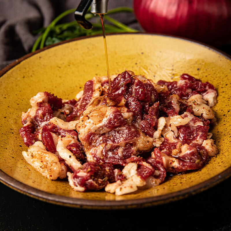 馬曉馬佳齊齊哈爾烤肉牛肉燒烤食材韓式烤肉禮盒包裝送禮7斤A套餐