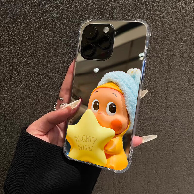 ANN可爱卡通星星人适用iPhone16promax 镜面_星星人 iPhone_12