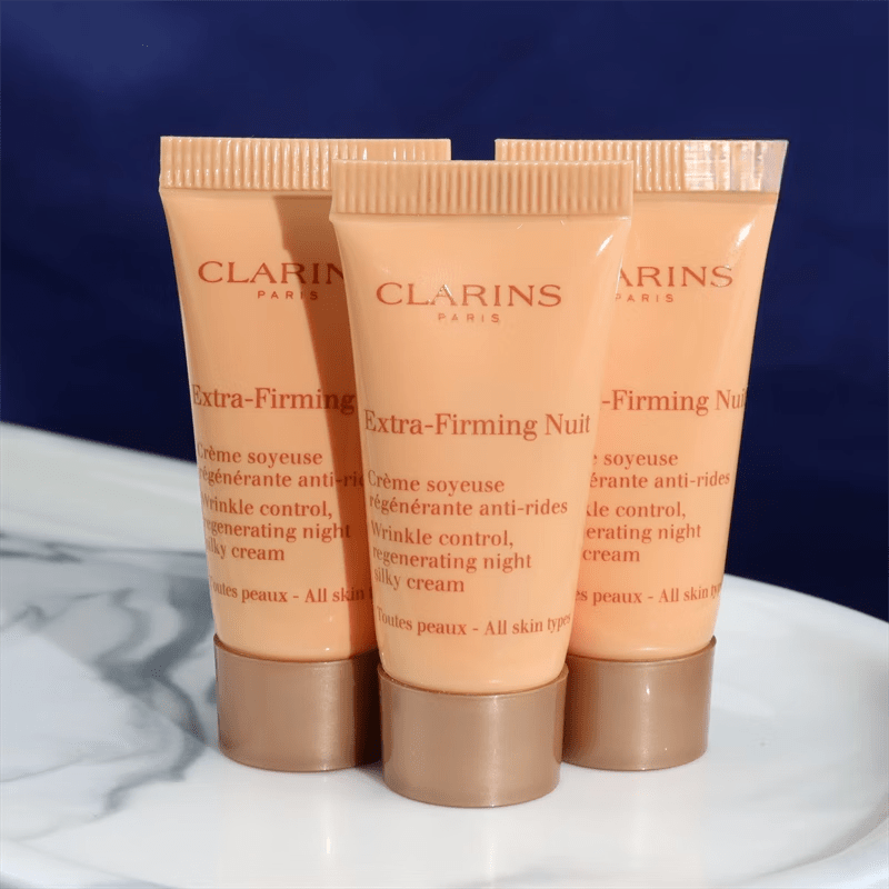 娇韵诗(CLARINS)3只价焕颜弹力晚安霜5ml 小样修护弹簧晚霜 滋润