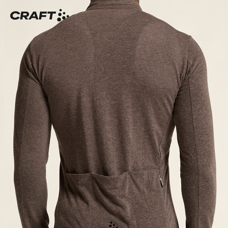 CRAFT骑行Core Essence冬季男子骑行服美丽诺羊毛针织保暖公路骑行上衣 天空蓝 L