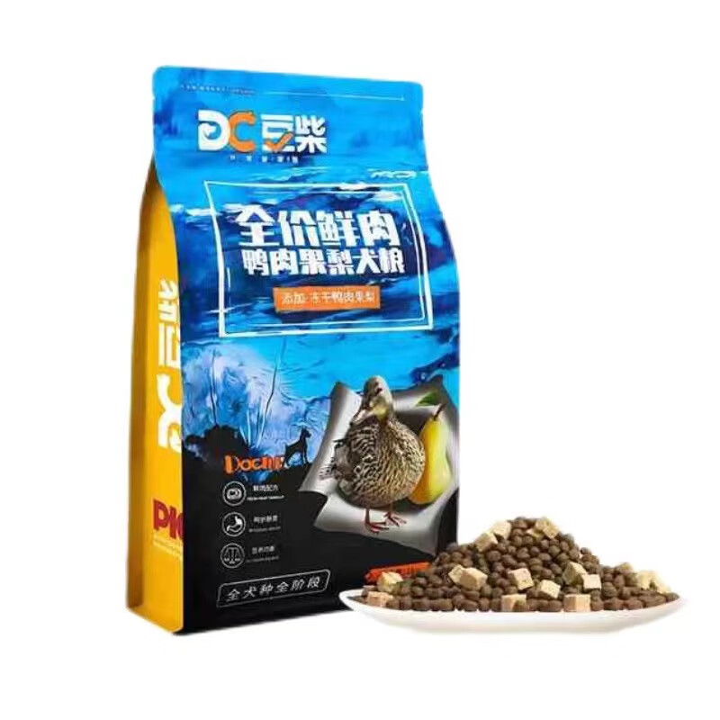 豆柴新款四拼狗糧無谷凍干全價(jià)犬糧鴨肉梨淡淚痕老年犬風(fēng)干糧10kg 1.5kg*鴨肉梨(效期25.12.11)