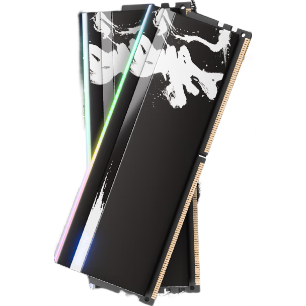 七彩虹(Colorful)32G(16G*2)DDR5 6000 C28 台式机内存 RGB灯条 iGame 影Ⅱ系列·黑 海力士A-DIE 1.4V 影2代