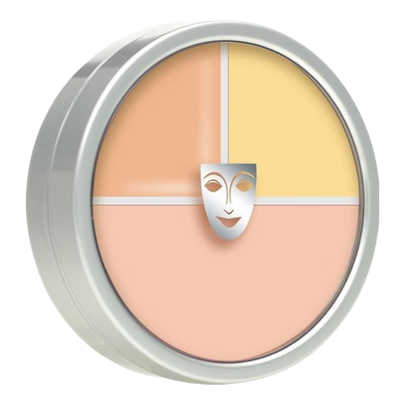 KRYOLAN歌劇魅影遮瑕膏三色遮瑕盤德國粉底遮痘印40g生日禮物送女友 三色盤