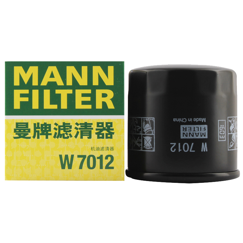 MANN FILTER 曼牌滤清器 W7012 机油滤清器