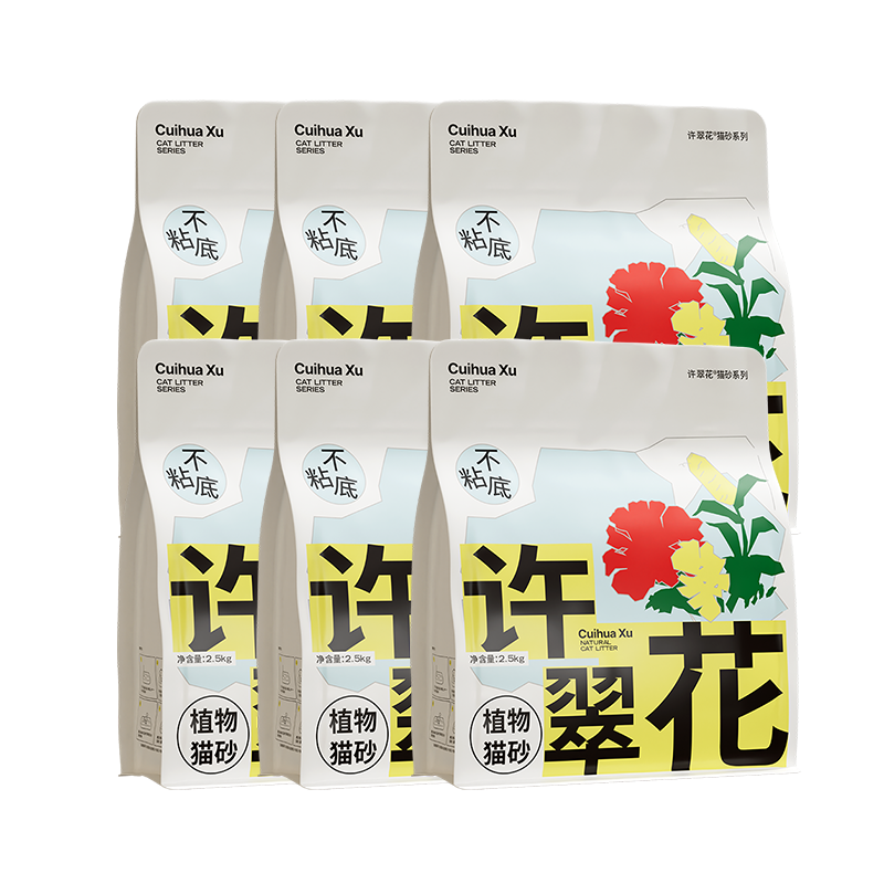 ���仨����ԭζ��ֲ��èɰ2.5kg*6���ڻ�װľ��èɰ��ճ��ǿ��ˮ�׽��� 128.79Ԫ(������)