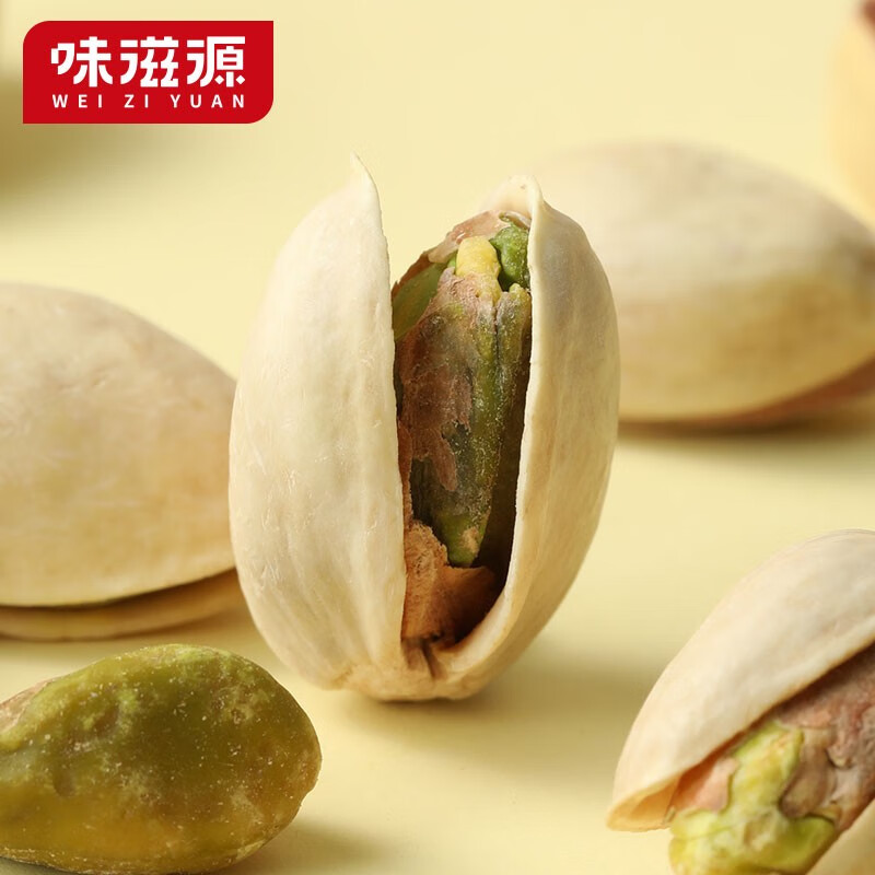 味滋源开心果 无漂白大颗粒开口每日坚果炒货干果办公室小吃休闲零食 400g/罐 1袋(或罐)装