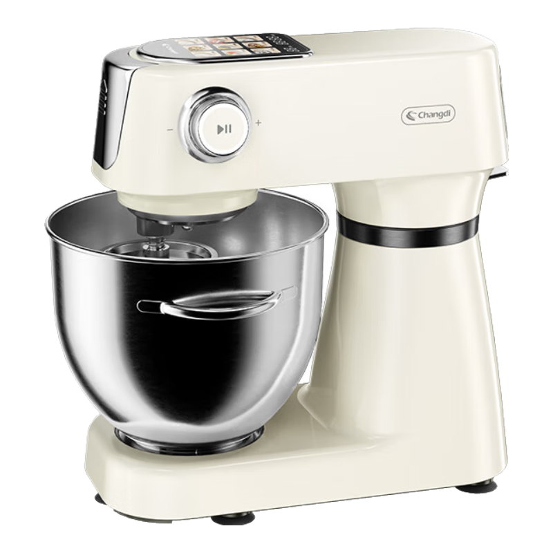 長帝(changdi)國家補(bǔ)貼 長帝新品海鷗max廚師機(jī) 和面機(jī)家用全自動揉面一體壓面機(jī) 面包機(jī)面條機(jī)輕音全金屬機(jī)身 支持多功能拓展壓面制面絞肉 6.2L