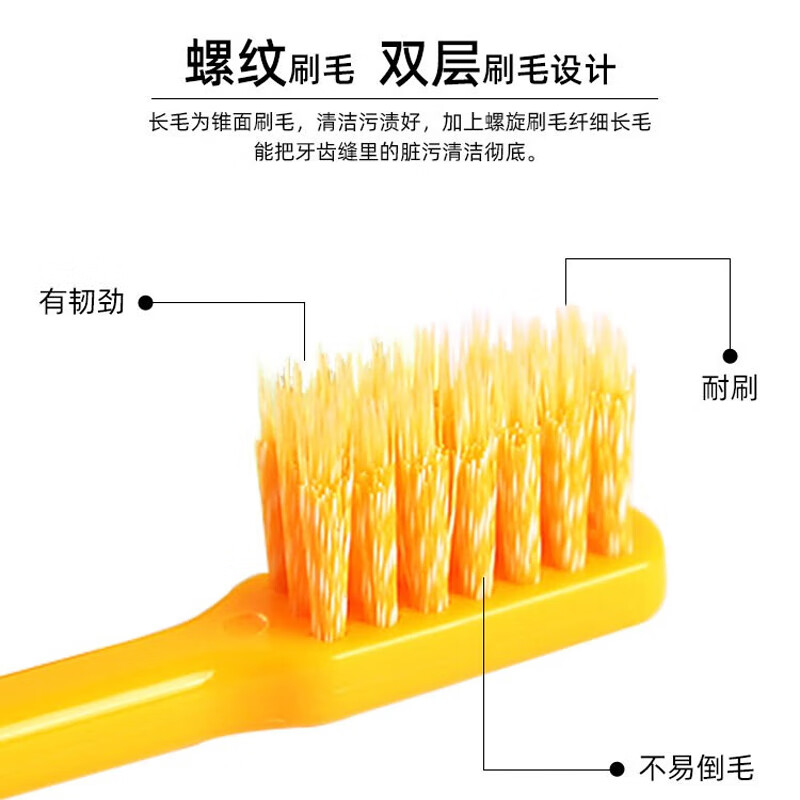 Ci Medical日本ci炫彩小头牙刷中软毛成人双层螺旋刷毛男女护龈家用原装进口 CI炫彩中毛 1支