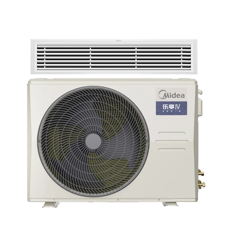 美的(Midea)3匹 乐享四代 风管机一拖一 新一级能效 家用嵌入式中央空调 家电国家补贴 KFR-72T2W/B3-LX(1)Ⅳ