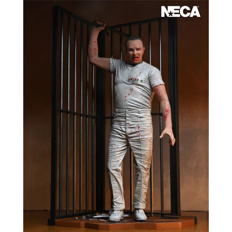 BILLY RICE沉默的羔羊汉尼拔手办人偶模型囚服 7寸可动关节人偶