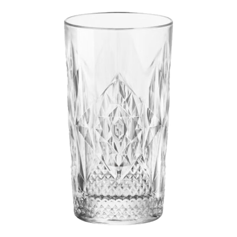 BORMIOLI ROCCO意大原装进口威士忌洋酒杯子古典品鉴白兰地冷饮果汁玻璃杯 【宝石】高款水杯 490ml 1只