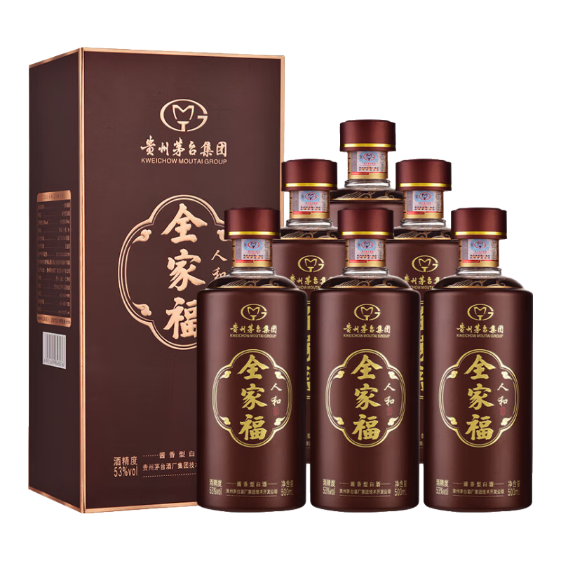 maotai/ę́ ȫ�Ҹ��˺� 53�� ������ 500ml 6ƿ