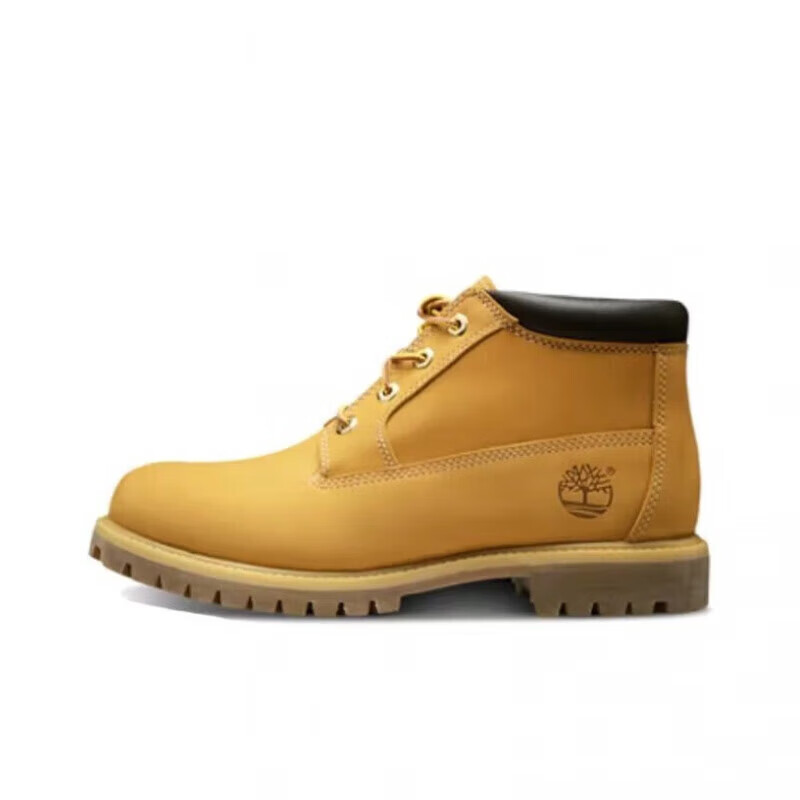 添柏岚（Timberland）经典踢不烂大黄靴休闲增高男女鞋中帮户外真牛皮防水工装马丁靴 黄色中帮(偏大一码) 38