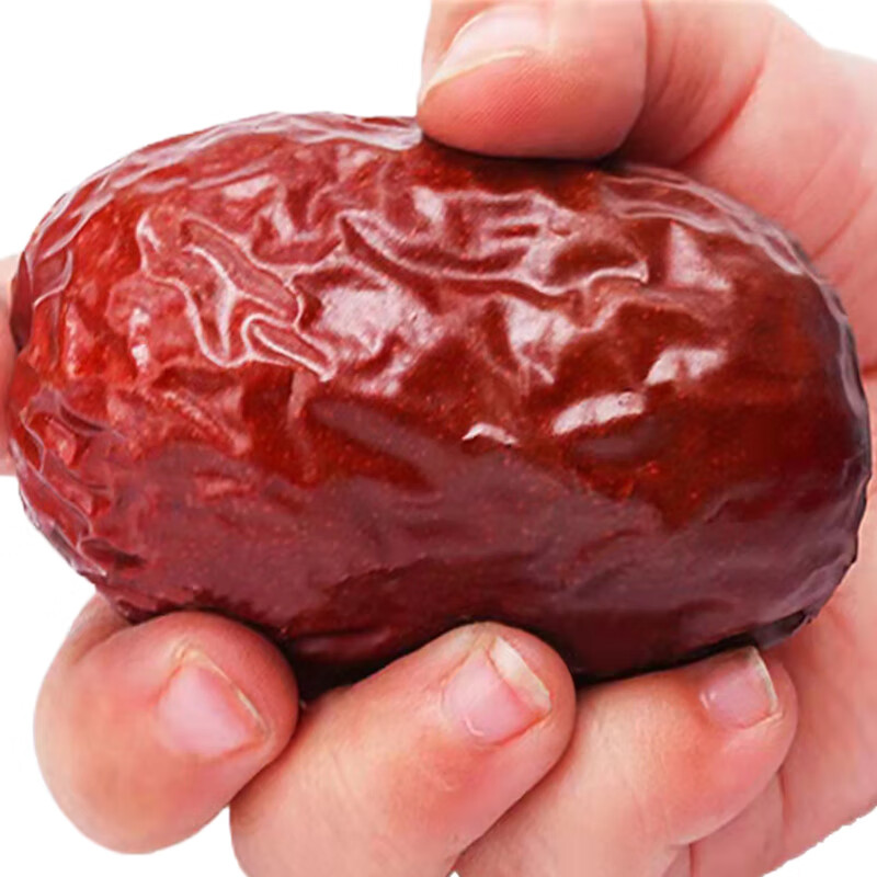 寒山石新疆和田大红枣800g/袋免洗即食骏枣滋补新疆特产节日送礼零食 一级和田大枣500g*1袋