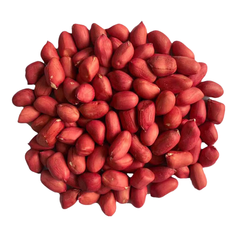 红皮花生米 干扁小颗粒 花生仁去壳新货小粒生花生 小颗粒红花生米250g