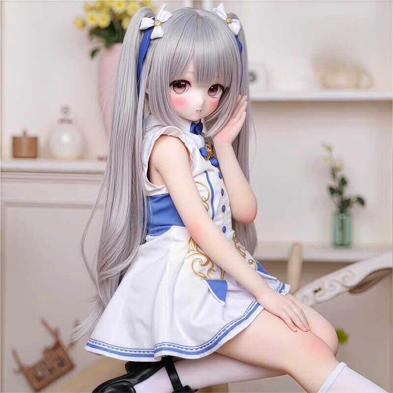 脘铼魔族娃娃人型玩偶bjd娃娃关节可动二次元动漫等身人偶 90cm高 STPE豪华版（身体+妆头+假发+）