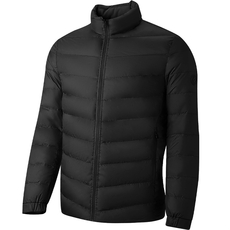 HLA海澜之家轻薄排骨羽绒服男【90绒高品质羽绒】石墨烯外套男冬季