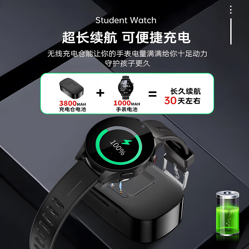 HUWXMAXI机适用智能电话手表青少年初高中生专用学生手表无游戏儿童定位可插卡视频通话全网通电话手表 【顶级粉】长续航+防爆屏+全网通+实时微聊+定位+