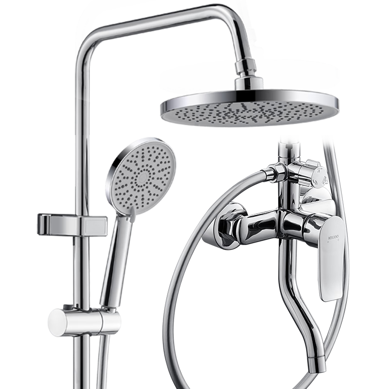 �ƹ� K4025 ����ȫ����ԡˮ��ͷ��װ ��ѹ��ͷ����ͭ��ˮ�� �����Ծɻ��� 169Ԫ