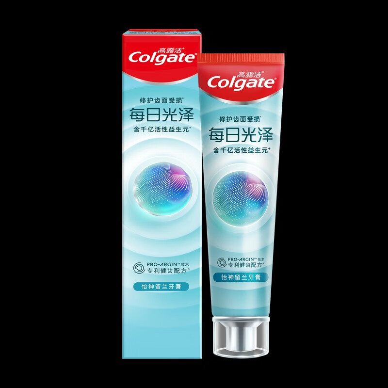 高露洁Colgate每日光泽牙膏大支家庭装160g怡神焕能草本沁凉牙膏 160g*高露洁每日光泽怡神留兰香