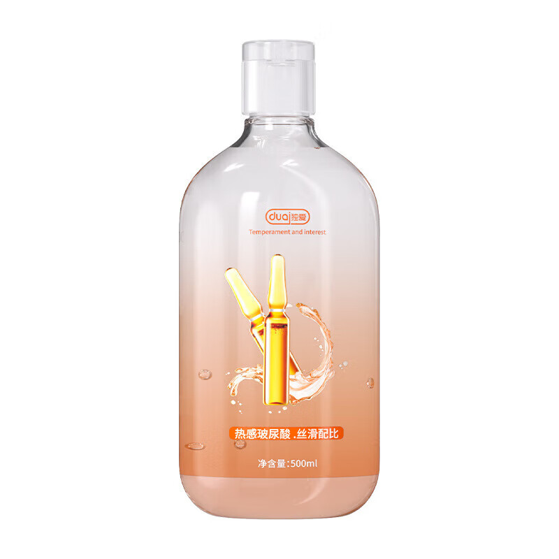 独爱热感玻尿酸润滑液500ml大容量水溶免洗丝滑快感情趣润滑 独爱-热感玻尿酸润滑液-500ml