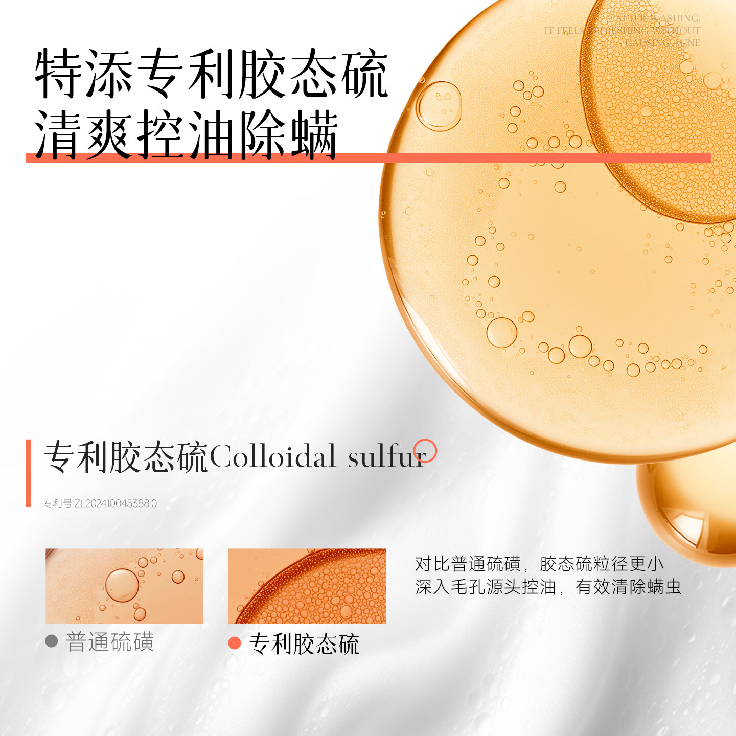 倾颜【向佐代言】硫磺洗面奶控油净颜深层清洁毛孔黑头胶态硫洁面慕斯 【清洁保湿】氨基酸洁面慕斯 200ml 2只