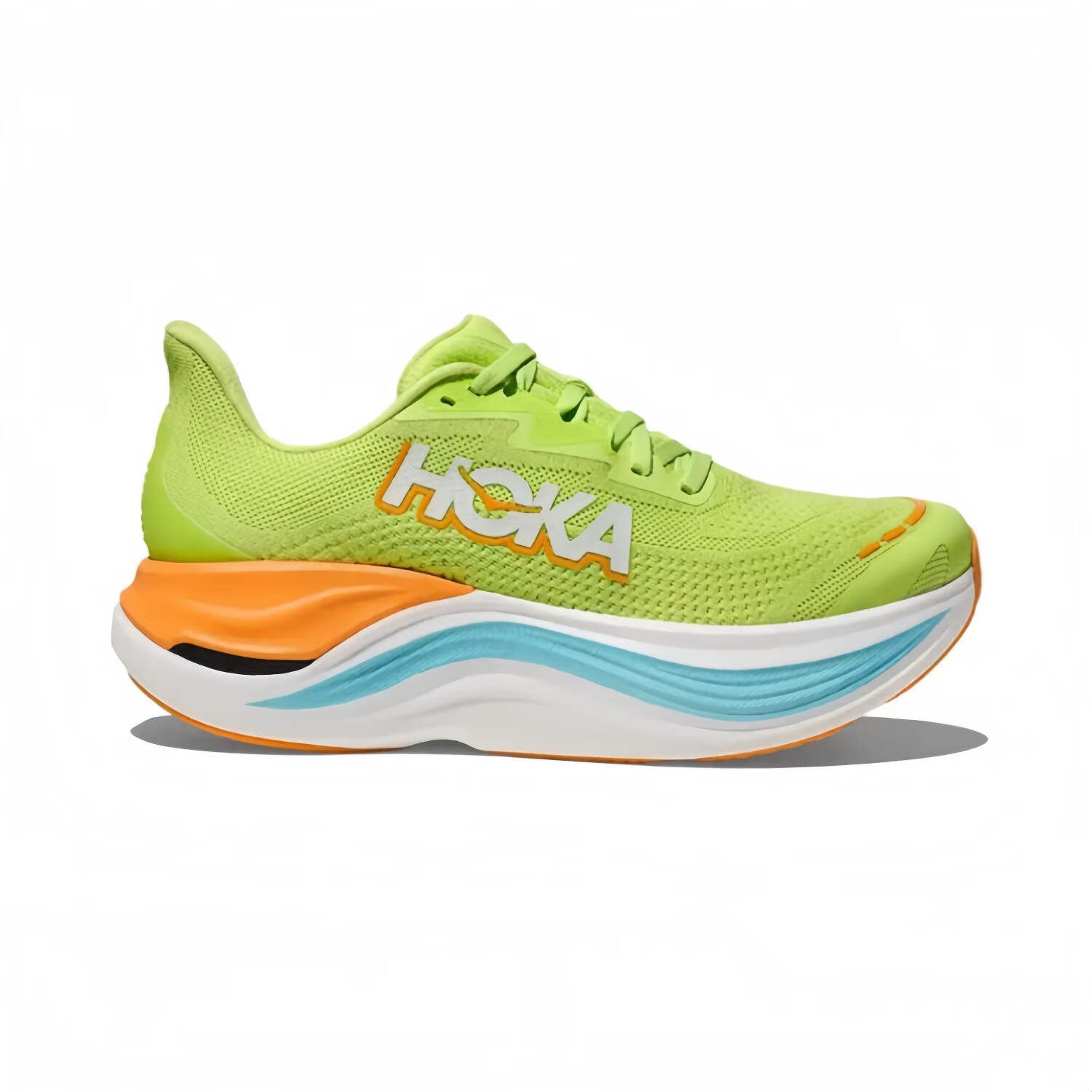 男女款 SKYWARD X 舒适稳定缓震透气户外运动跑步鞋 月见草绿/白色 45