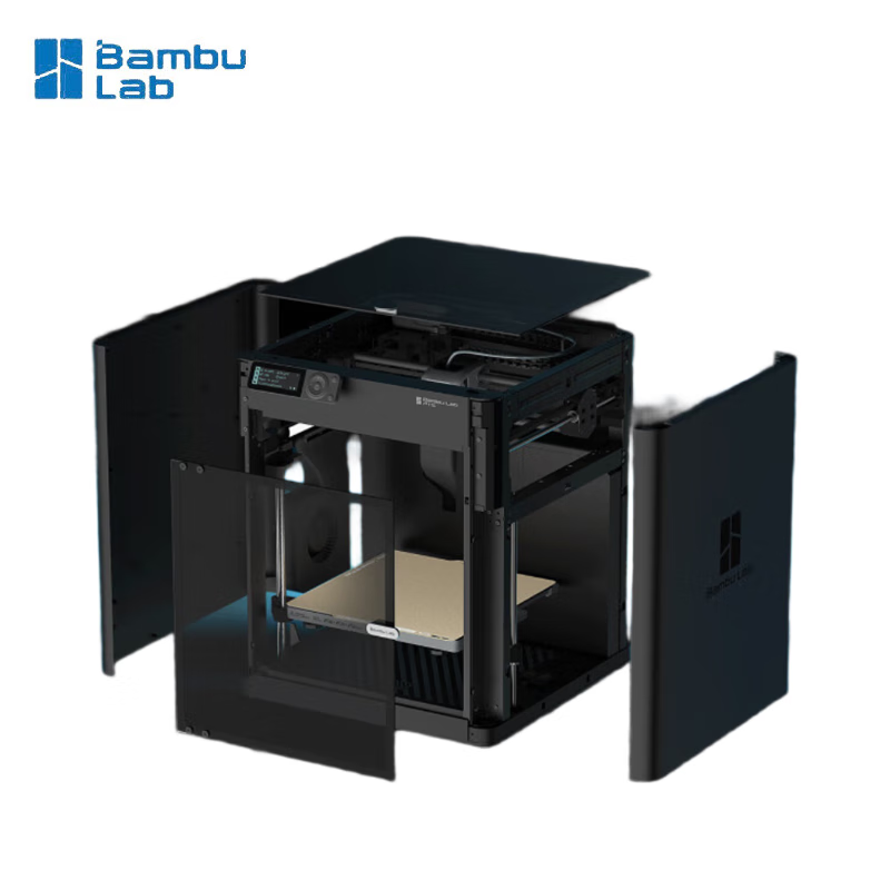 bambulab P1SC 3D打印机桌面家用FDM全自动调平大尺寸多色高速 大陆版