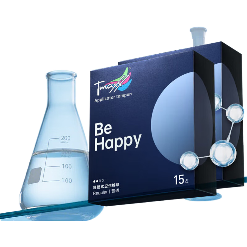 TMAXX衛(wèi)生棉條衛(wèi)生巾月經(jīng)游泳專用內(nèi)置塞棉棒導(dǎo)管式小流量旗艦店 30支普通流量