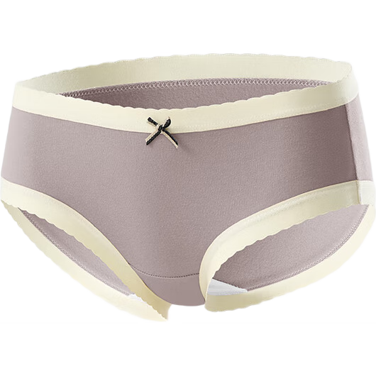 【线下门店同款】CariaKnar 新疆棉女士内裤女抑菌裆少女透气无痕 豆沙 1条 M 80-100斤