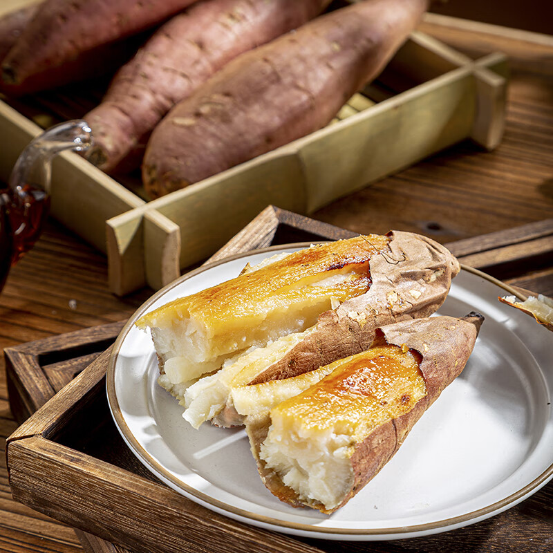 佳农宝菜哈密白心红薯哈密冰糖蜜薯单果约100g+净重4.5斤源头直发